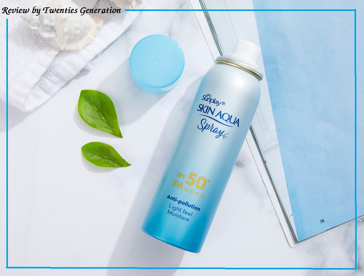 Review xịt chống nắng Sunplay Skin Aqua Spray - chống nắng kháng bụi