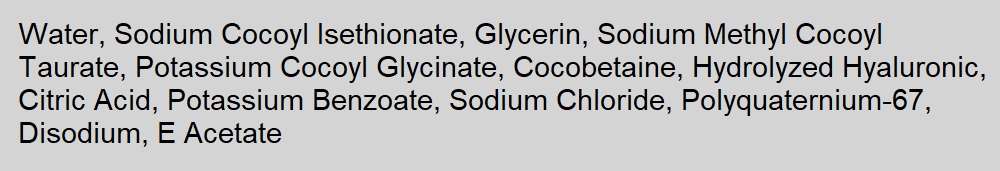 The Lab Oligo Hyaluronic Acid Foam Cleanser ingredients