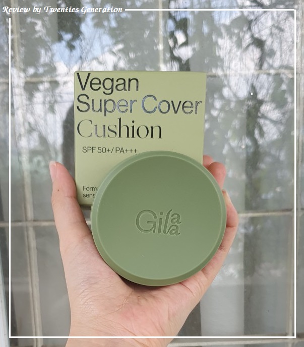 review phấn nước gilaa vegan super cover cushion