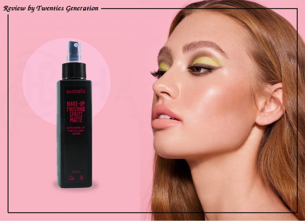 review xịt khóa nền australis finishing matte
