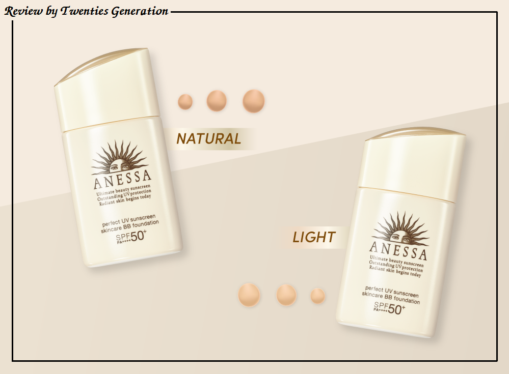 Anessa Perfect UV Sunscreen Skincare BB Foundation Ingredients