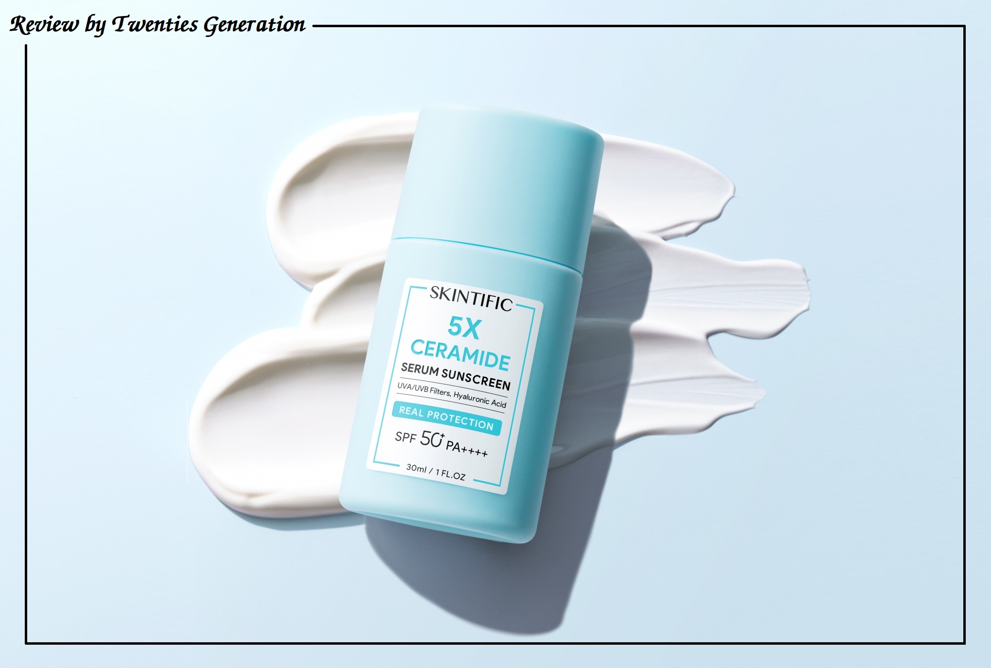 Skintific 5x Ceramide Serum Sunscreen Ingredients