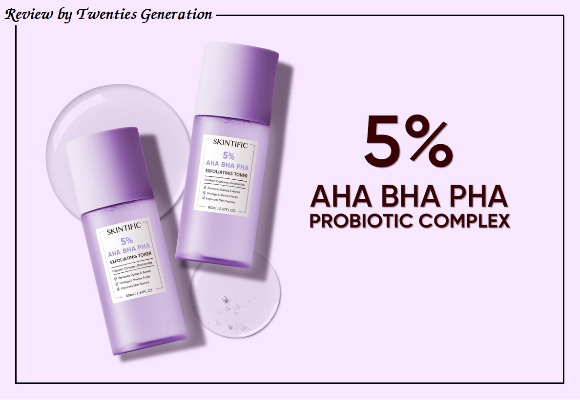 Skintific 5% AHA BHA PHA Exfoliating Toner Ingredients