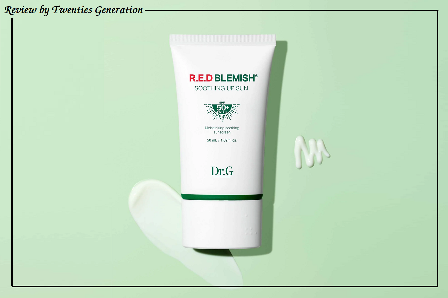 Dr.G R.E.D Blemish Soothing Up Sun Ingredients