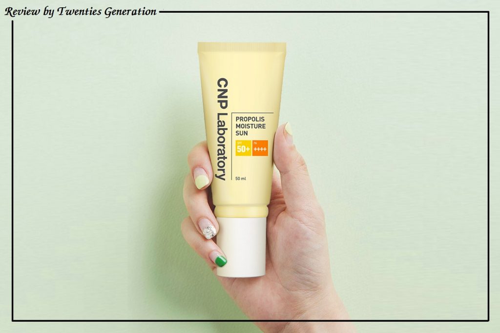 CNP Laboratory Propolis Moisture Sun ingredients