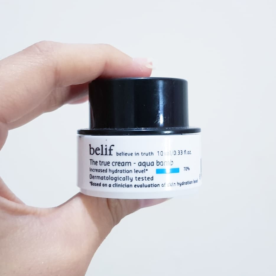review belif the true cream aqua bomb