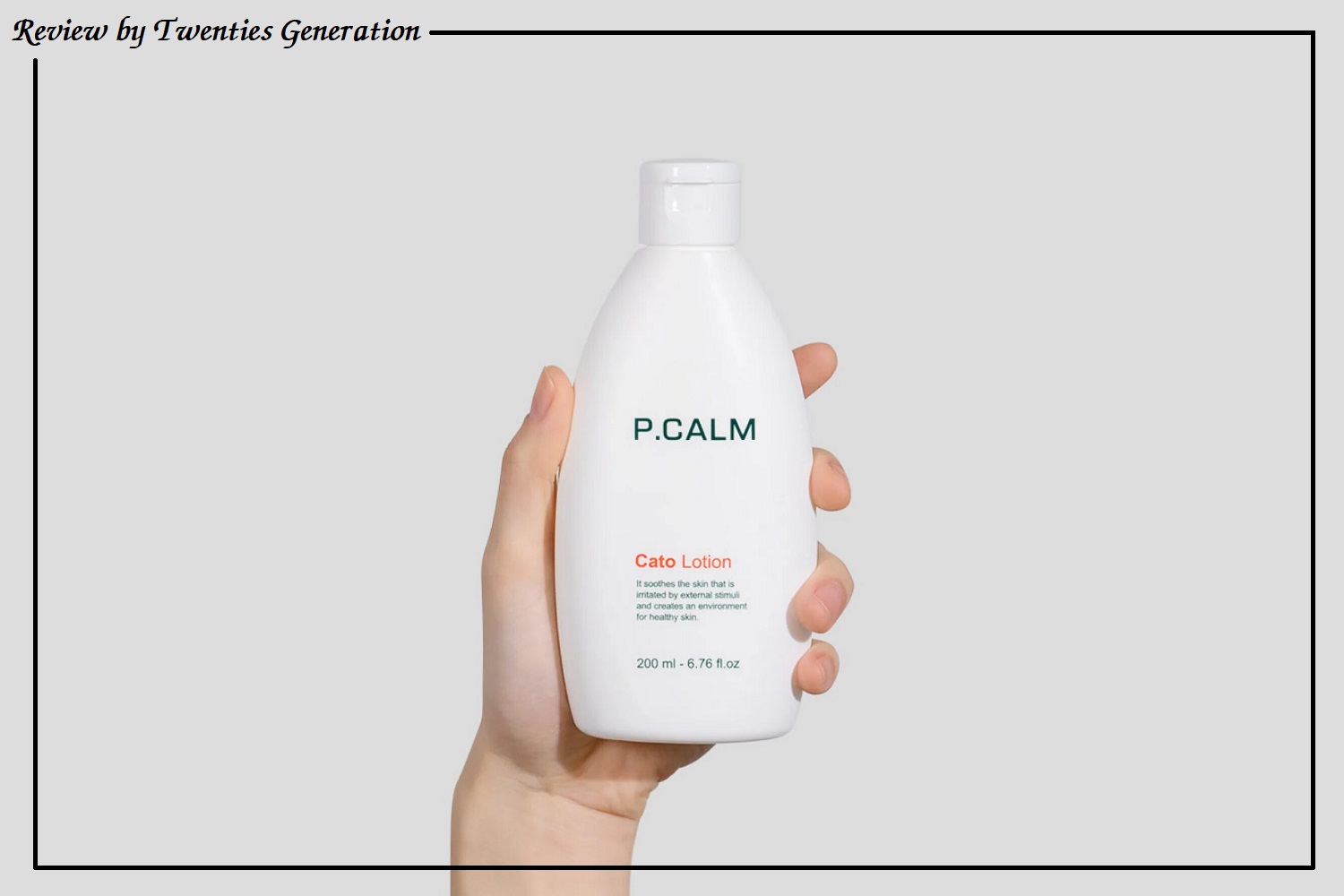 P.Calm Cato Lotion Ingredients