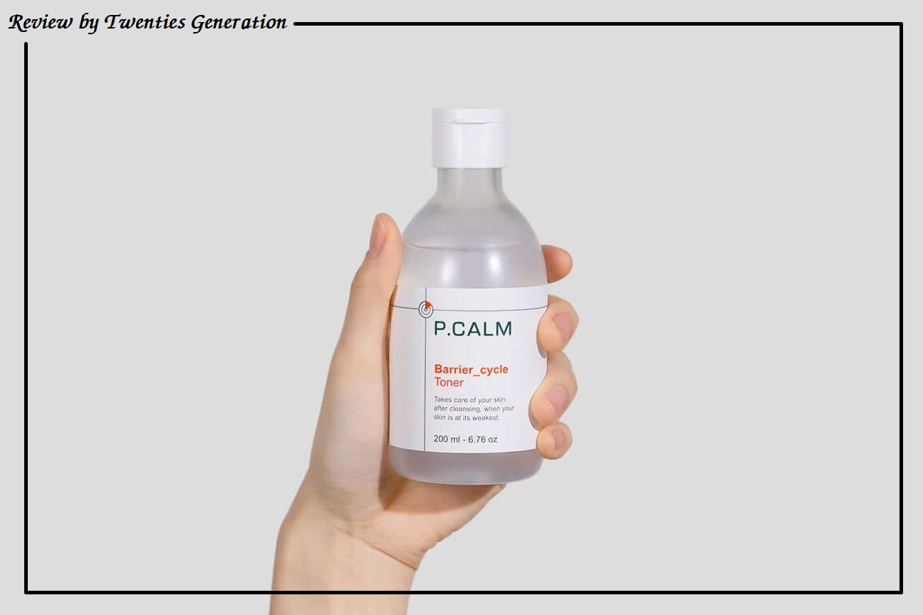 P.Calm Barrier Cycle Toner Ingredients