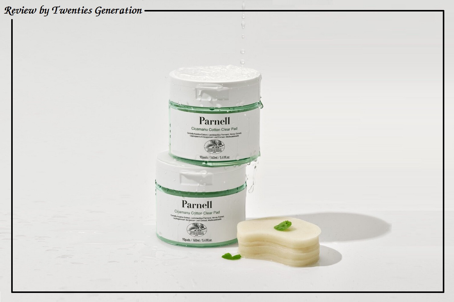 Review thành phần Parnell Cicamanu Cotton Clear Pad