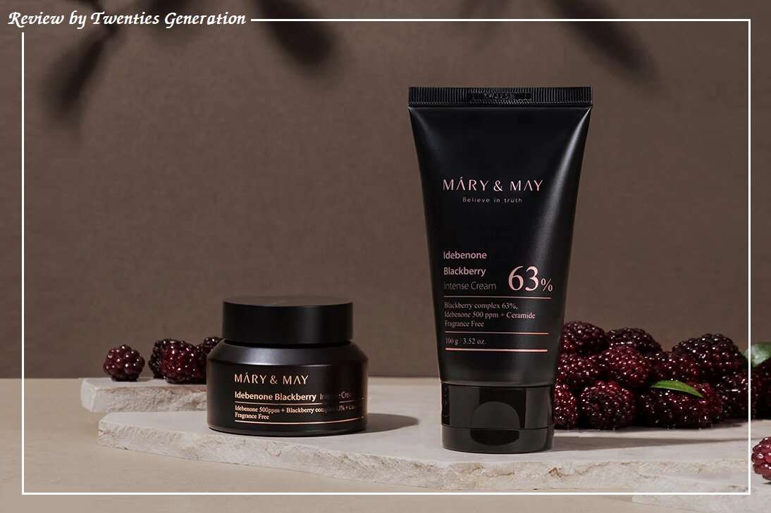 Review kem dưỡng Mary & May Idebenone Blackberry Intense Cream